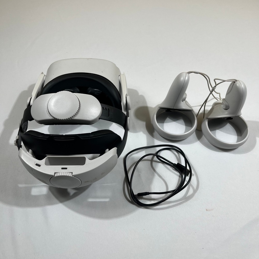 Meta Quest 2 VR Headset MQ2000 Battery Strap Bundle VR Gaming Oculus Metaverse
